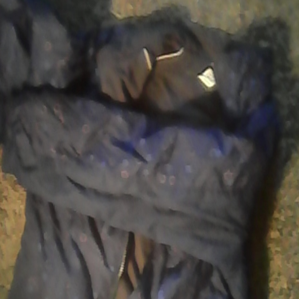 Girls large blue coat